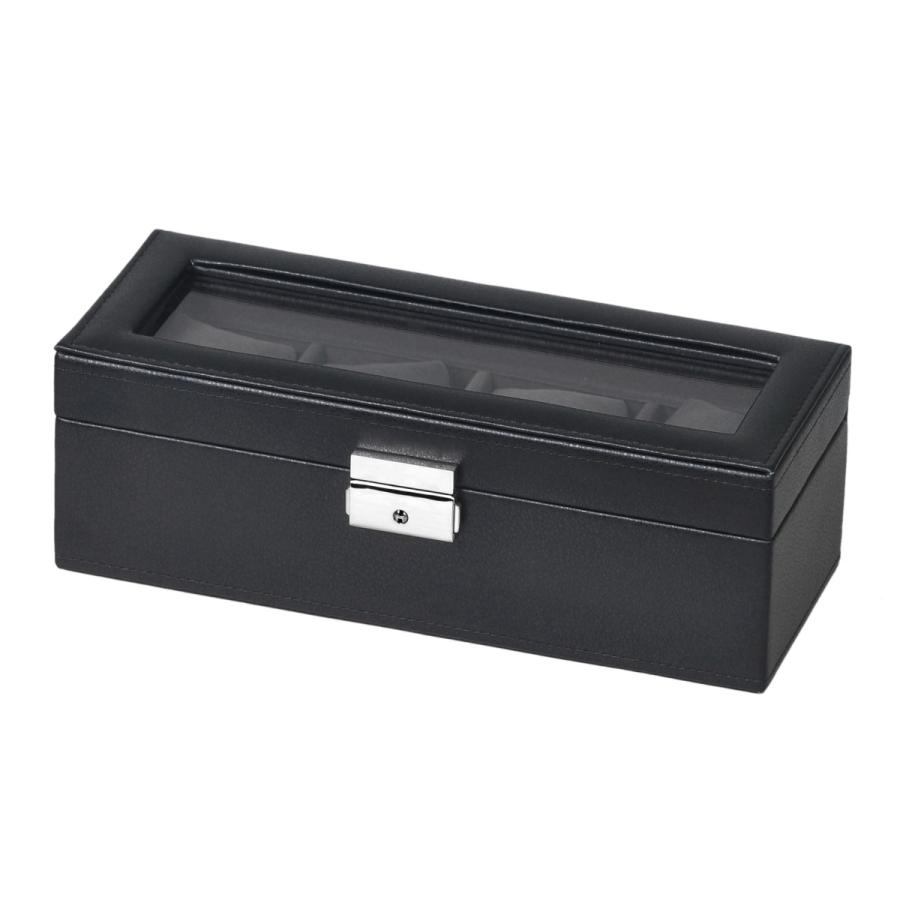 エスプリマ 合皮4本時計収納ケース 【正規品】  ブラック SE83520BK ［4本用］ |  | 01