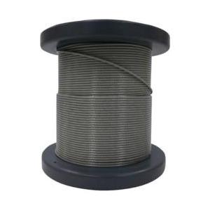 大阪コートロープ O．C．R SUSワイヤロープ1．20／1．50mm 7×7 50m巻コート付 NSB120-150-50M | 