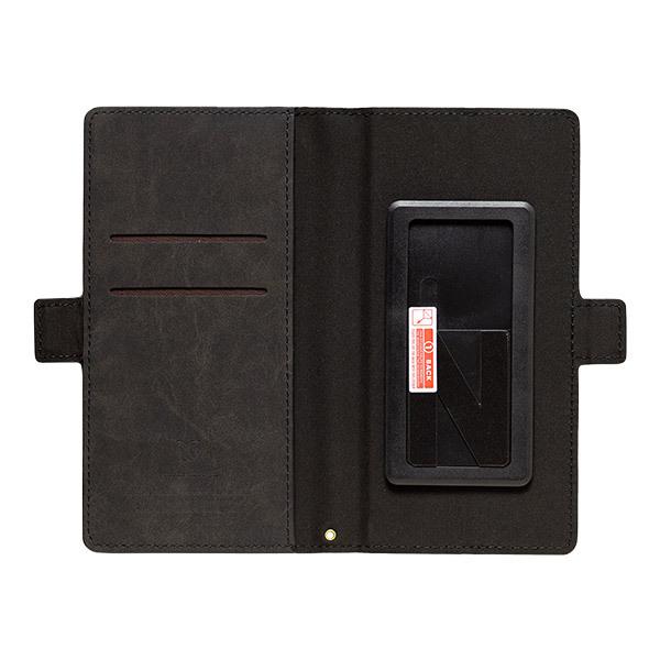 ナチュラルデザイン マルチタイプ手帳型ケース L-size Style Natural Black   ML-L-VS03 【864】 |  | 03