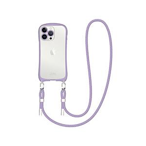 ナチュラルデザイン iPhone2022 6.1 3眼 /13Pro i.Color ショルダーストラップ付 HYDケース i.Color パープル iP22-61P-ICSH03 【864】 | 