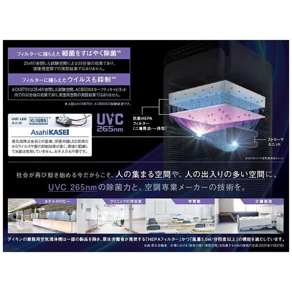 ダイキン UVパワフルストリーマ空気清浄機   ACBF15Z-S ［適用畳数：65畳 /PM2.5対応］ | ダイキン | 03
