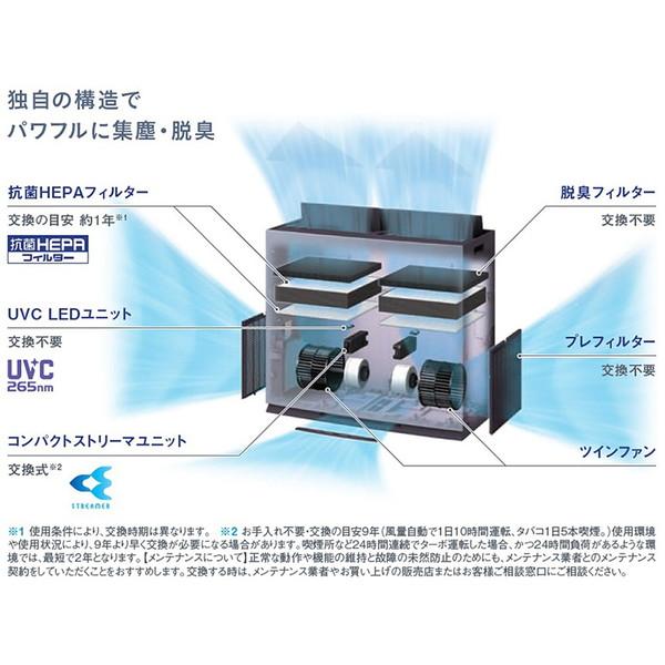 ダイキン UVパワフルストリーマ空気清浄機   ACBF15Z-S ［適用畳数：65畳 /PM2.5対応］ | ダイキン | 05