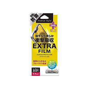 PGA iPhone 13 mini対応 5.4inch 液晶保護フィルム 衝撃吸収EX/光沢 Premium Style PG-21JSF03 | PGA