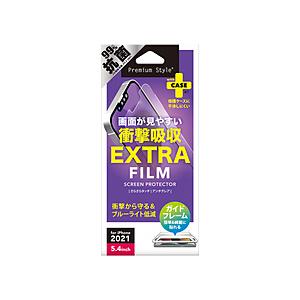 PGA iPhone 13 mini対応 5.4inch 液晶保護フィルム 衝撃吸収EX/アンチグレア Premium Style PG-21JSF04 | PGA