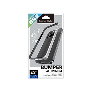 PGA iPhone 13 Pro 対応 6.1inch 3眼 アルミバンパー シルバー Premium Style PG-21NBP03SV | PGA