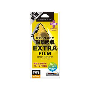 PGA iPhone 13 Pro Max対応 6.7inch 液晶保護フィルム 衝撃吸収EX/光沢 Premium Style PG-21PSF03 | PGA