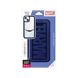 PGA iPhone 13 mini対応 5.4inch ガラスフリップケース Premium Style スパイダーマン PG-DGF21J20SPM | PGA