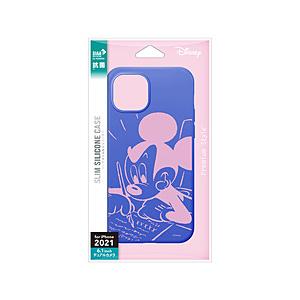 PGA iPhone 13 対応 6.1inch 2眼 抗菌スリムシリコンケース Premium Style ミッキーマウス PG-DSC21K01MKY 【852】 | PGA