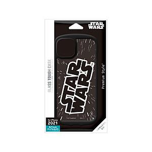 PGA iPhone 13 対応 6.1inch 2眼 ガラスタフケース Premium Style スター・ウォーズ ロゴ PG-DGT21K31SW 【852】 | PGA