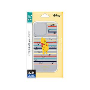 PGA iPhone 13 Pro 対応 6.1inch 3眼 抗菌ハイブリッドケース Premium Style くまのプーさん PG-DPT21N03POO | PGA