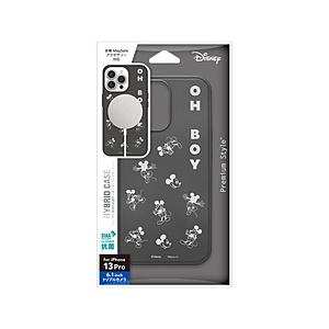 PGA iPhone 13 Pro用 MagSafe対応 抗菌ハイブリッドケース　ミッキーマウス Premium Style ミッキーマウス PG-DMGPT21N01MKY 【864】 | PGA