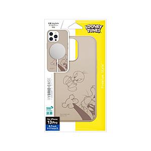 PGA iPhone 13 Pro用 MagSafe対応 抗菌ハイブリッドケース　ルーニー・テューンズ Premium Style ルーニー・テューンズ PG-WMGPT21N03LNT | PGA