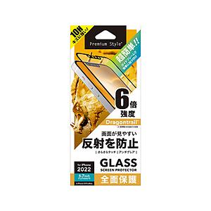 PGA iPhone 14 Plus ガイドフレーム付 液晶全面保護ガラス Premium Style アンチグレア PG-22PGL02FAG | PGA