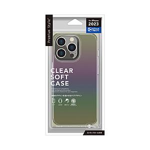 PGA iPhone 15 Pro ソフトケース Premium Style オーロラ PG-23BTP04AR | PGA