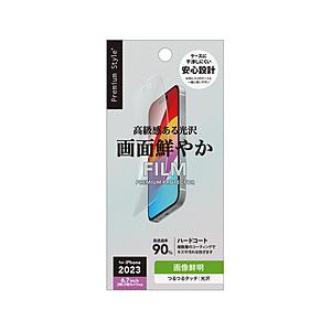 PGA iPhone 15 Plus/15 Pro Max 液晶保護フィルム [画像鮮明] Premium Style  PG-23CHD01 【864】 | PGA