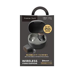 PGA 完全ワイヤレスイヤホン Premium Style ブラック PG-BTE17TW1BK ［ワイヤレス(左右分離) /Bluetooth対応］ | PGA