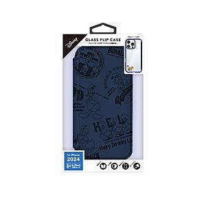 PGA iPhone 16 Pro用 ガラスフリップケース Premium Style ドナルドダック PG-D24BGF02DND | PGA