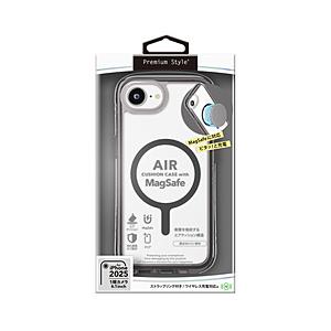 PGA iPhone 17e/16e MagSafe対応 エアクッションケース Premium Style グラファイト PG-25KMA01BK ［背面ケース /Magsafe対応］ | PGA