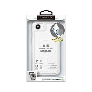 PGA iPhone 17e/16e MagSafe対応 エアクッションケース Premium Style スノー PG-25KMA04CL ［背面ケース /Magsafe対応］ 【864】 | PGA