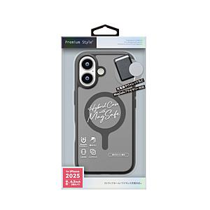 PGA iPhone 17 ケース MagSafe対応 ハイブリッドケース Premium Style ブラック PG-25AMH01BK | PGA