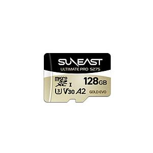 ULTIMATE PRO S275 GOLD EVO microSDXCカード 128GB UHS-I Class10 V30 A2 最大読込速度250MB/s 最大書込速度220MB/s 5年保証 SD変換アダプター付 SE-MS1128G… | 