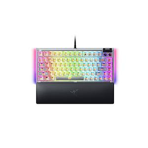 RAZER(レイザー) ゲーミングキーボード＋リストレスト BlackWidow V4 75%(英語配列) Phantom White Edition RZ03-05003500-R3M1 ［有線 /USB］ | Razer