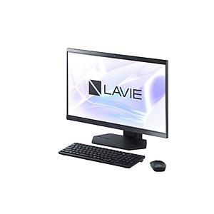 PC-A2335LAB2 デスクトップパソコン LAVIE A23(A2335/LAB2) ファインブラック ［23.8型 /Windows11 Home /intel Core i3 /メモリ：16GB /SSD：512GB /M365 (2… | 
