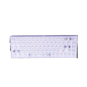 EVERGLIDE ゲーミングキーボード(ラピッドトリガー対応) AE68 Pro Transparent(英語配列) ホワイト EV-AE68P-WH-TP ［有線］ | 