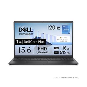 ノートパソコン Dell 15(DC15250 v2) カーボンブラック ND65-GHM3BC ［15.6型 /Windows11 Home /intel Core i5 /メモリ：16GB /SSD：512GB /Microsoft 365 Pe… | DELL