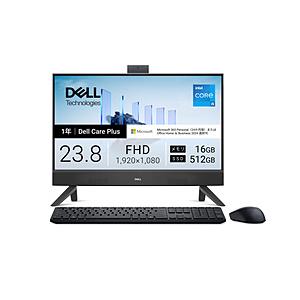 AD47-GHM3BC モニター一体型デスクトップPC Dell 24(EC24250) ダークシャドウグレー ［23.8型 /Windows11 Home /intel Core i5 /メモリ：16GB /SSD：512GB /M… | DELL