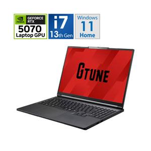 P6I7G70BC2213H ゲーミングノートパソコン G TUNE 16(RTX 5070) ブラック ［16.0型 /Windows11 Home /intel Core i7 /メモリ：32GB /SSD：2TB /日本語版キー… | マウスコンピューター