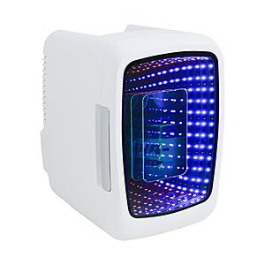 サンコー インフィニティミラー卓上冷蔵庫4L PYZONE（パイズワン） ホワイト | THANKO