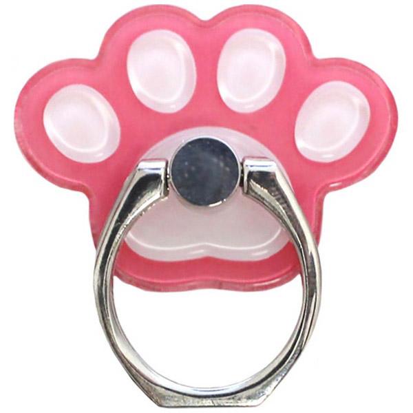 【在庫限り】 アイキューラボ 〔スマホリング〕　にくきゅう RING HOLDER　ライトピンク　IQ-NIKU-LPK 【864】 [振込不可] | アイキューラボ | 01