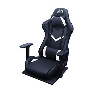 【送料無料】 アローン ALG-GMFCKAK ゲーミング座椅子 [座面 W355ｘD535mm]  ブラック＆ブラック | 