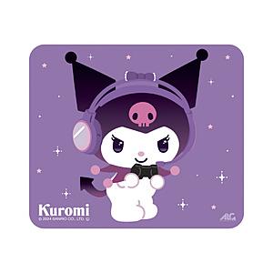 アローン ゲーミングマウスパッド [350ｘ300ｘ3mm] ガラスマウスパッド サンリオキャラクターズ クロミ ALG-GMMPDIUSKU | 