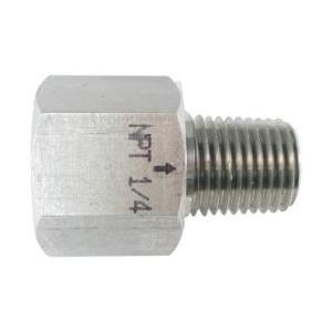 アソー ASOH　ステンレス製　変換内外ソケット　外NPT1／4×内PT1／4　NF-8422 | アソー