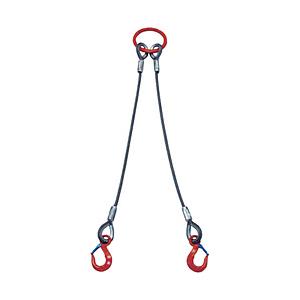 大洋製器工業 2本吊　ワイヤスリング　2t用×1．5m　2WRS 2T×1.5 | 