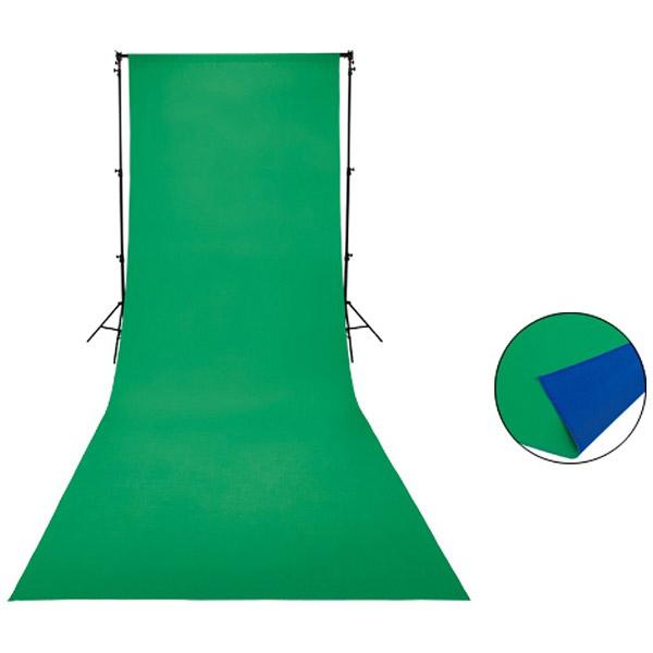 サンテック マルチ背景布02 グリーン/ブルー | サンテック（カメラ） | 01