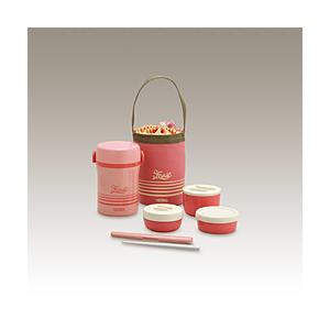 THERMOS(サーモス) ステンレスランチジャー（茶碗1.3杯分）　JBC-801-CP コーラルピンク | THERMOS