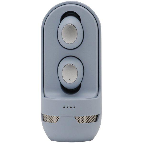 クオリティトラストジャパン 完全ワイヤレスイヤホン ケーススピーカー機能付  ブルー QB-082SBL ［ワイヤレス(左右分離) /Bluetooth対応］ | クオリティトラストジャパン | 02