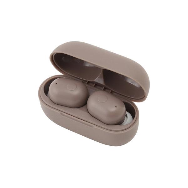 クオリティトラストジャパン 完全ワイヤレスイヤホン  ブラウン QB-082CBN ［ワイヤレス(左右分離) /Bluetooth対応］ | クオリティトラストジャパン | 01