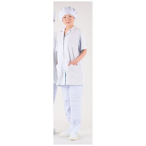 福田商店 テクノファインコート 女子襟有り半袖白衣 NR-432 4L ＜SHK4506＞ | 