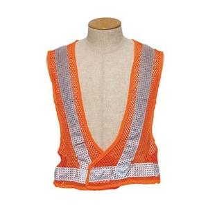 つくし工房 フォーシーズンチョッキ　蛍光オレンジ　TY35J | 