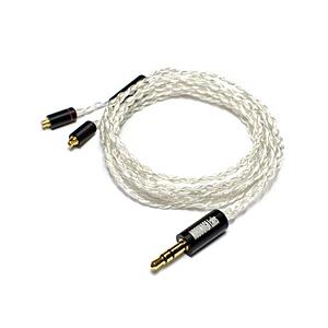 NOBUNAGA ひじり (Hijiri)OFC銀メッキケーブル【3.5mmステレオミニ/MMCX】 | 