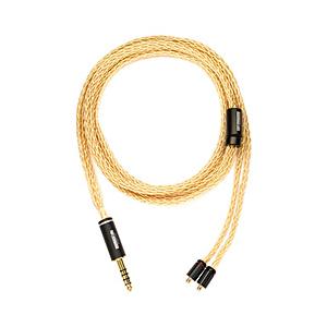 NOBUNAGA 1.2m リケーブル 冩楽 極 (Sharaku-Kiwami) 【4.4mm5極バランス/Pentaconn ear】   NLS-SRK-KWM | 