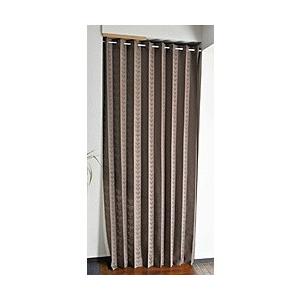 HACHIYA パタパタロングカーテン (ブラウン) 658675 | 