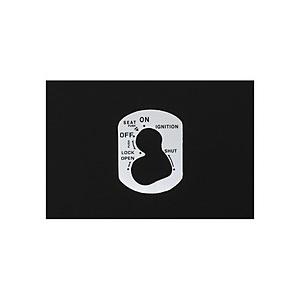 バイクパーツセンター 9096 キーシャッターリカバーシール ホンダA | 