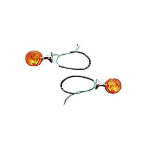 バイクパーツセンター 302807 スーパーカブ C50 STD/DX リアウィンカーセット オレンジ | 
