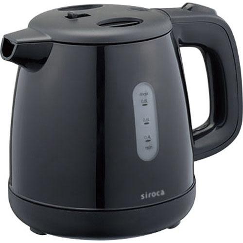 SIROCA siroca 電気ケトル（0.8L）　SEK-208-BK ブラック [振込不可] | siroca | 01