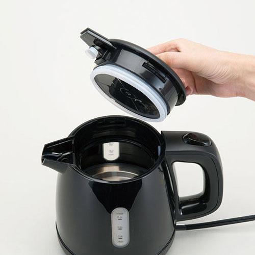 SIROCA siroca 電気ケトル（0.8L）　SEK-208-BK ブラック [振込不可] | siroca | 03